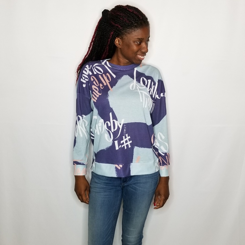 TRF by Zara Vintage Long Sleeve Sweater - Picture 1 of 7